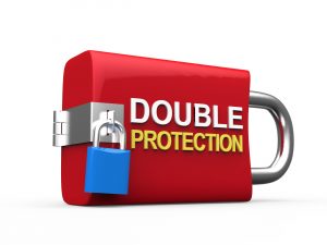 Double,Protection,Padlock